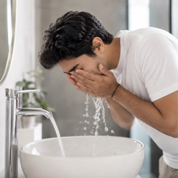 Step 1 — wash your face