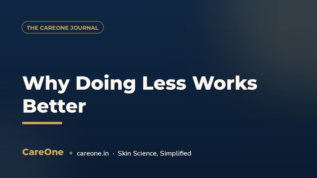 Why Doing Less Works Better — CareOne blog cover