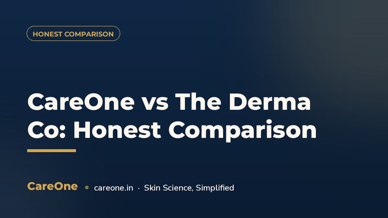 CareOne vs The Derma Co: Honest Comparison (2026)