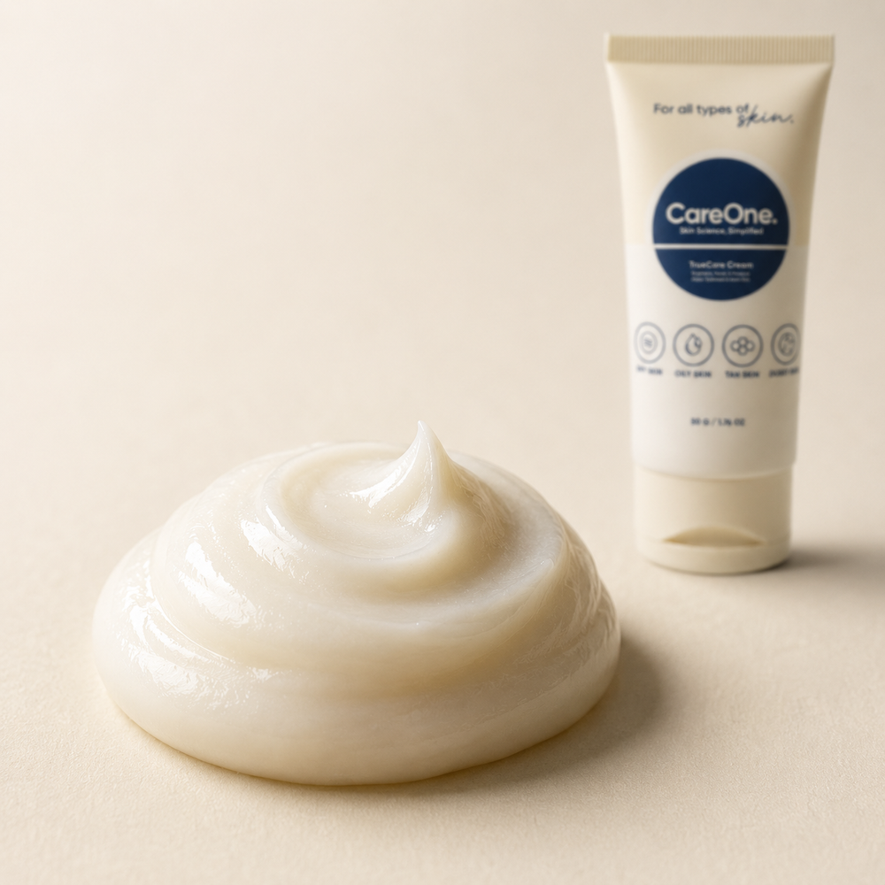 CareOne TrueCare Cream texture macro