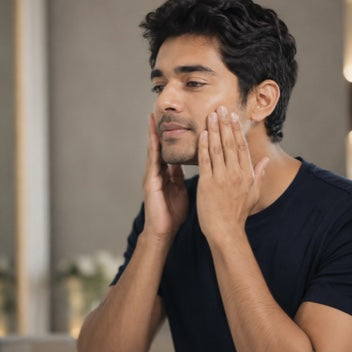 Step 3 — massage cream in gently