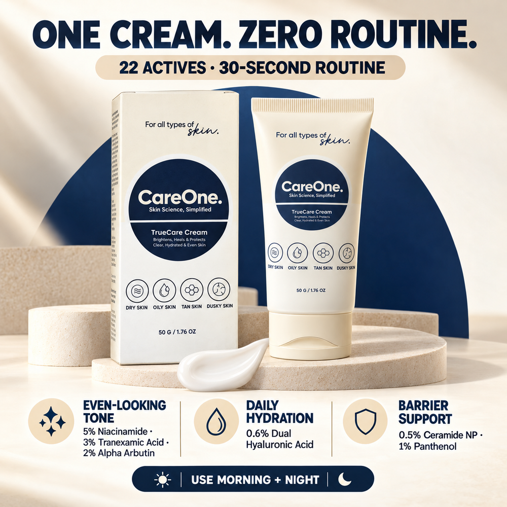 One cream, zero routine — 22 actives in a 30-second daily routine